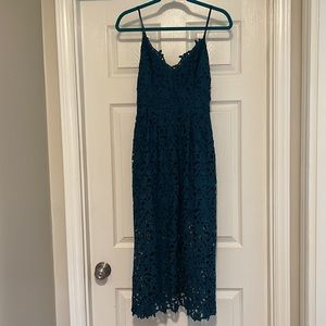 ASTR The Label Midi Lace A-Line Dress